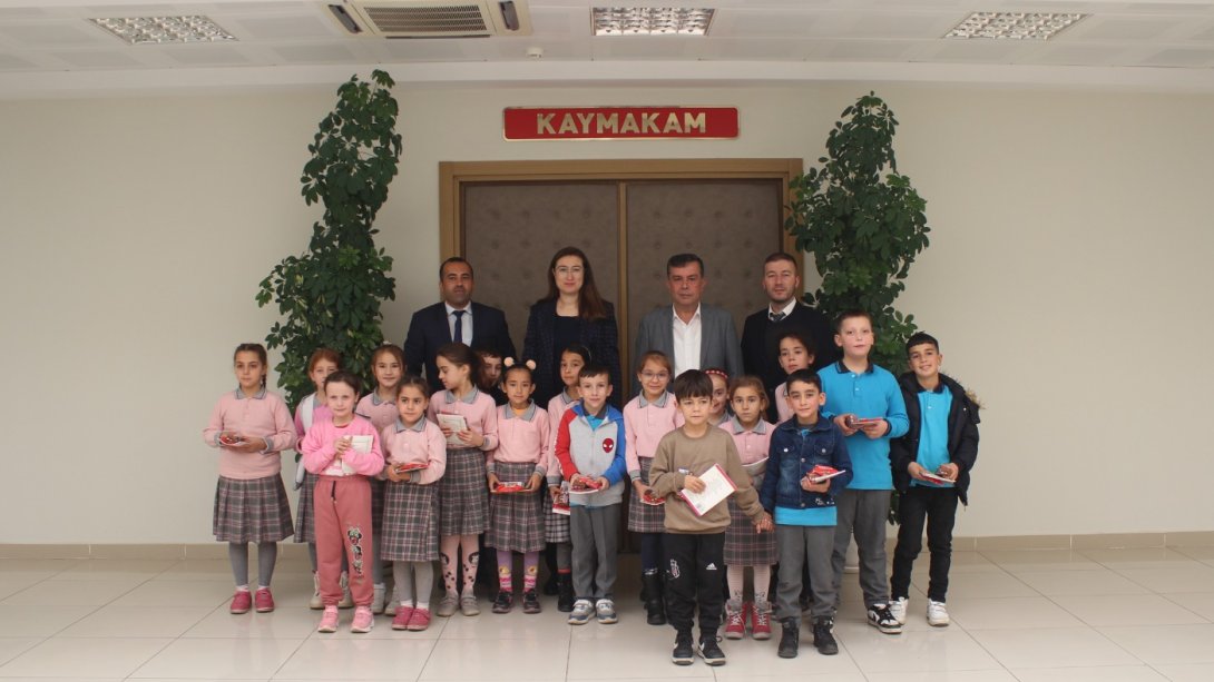 GÖKKİRİŞ İLKOKULU KAYMAKAMIMIZ SAYIN TUĞBA POLAT'A ZİYARET GERÇEKLEŞTİRDİ